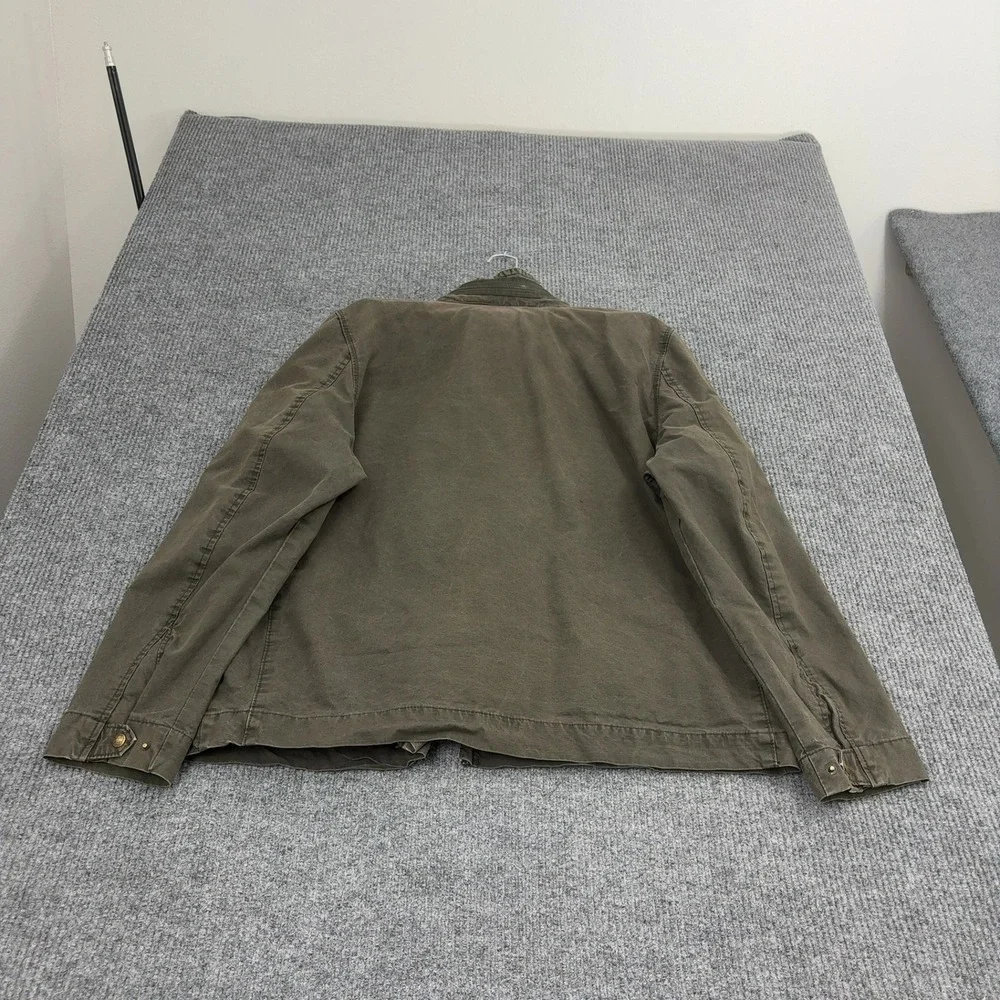 Levis Jacket Mens 2XL Green Cotton Military Utility Mock Neck Field Gorpcore
